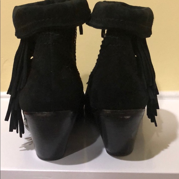 Sam Edelman Louie Fringe Booties - size 6.5 - Picture 5 of 6